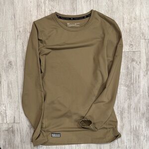Under Armour Men's Khaki Long Sleeve Tee
